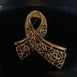 Vintage Monet Ribbon Brooch